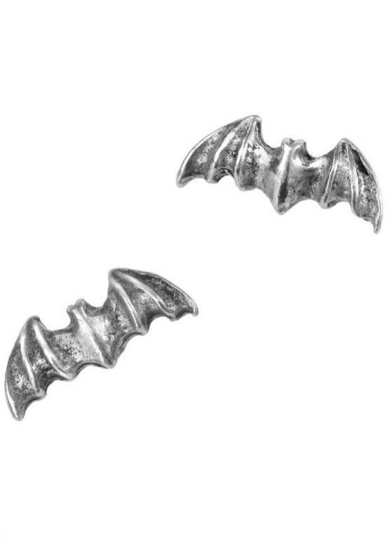 Alchemy England - Bat Studs Silver - Earrings