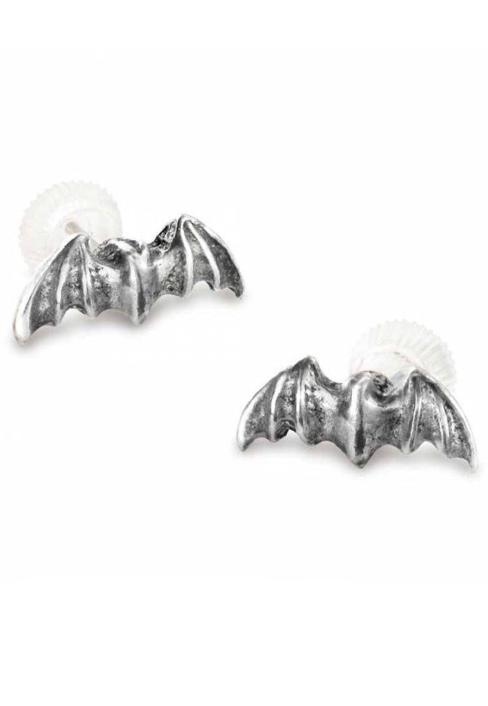 Alchemy England - Bat Studs Silver - Earrings