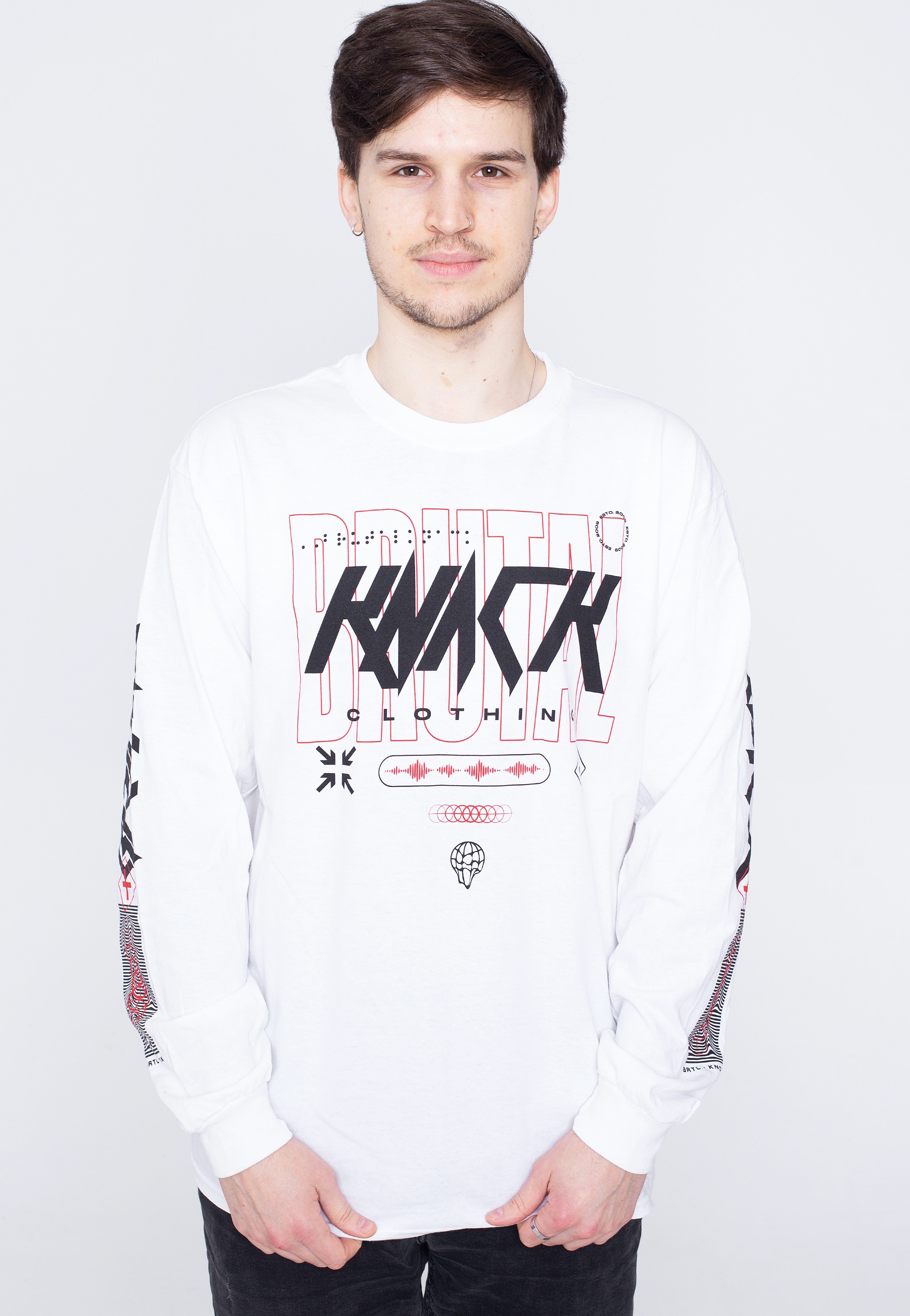 Brutal Knack - NXT LVL White - Longsleeve