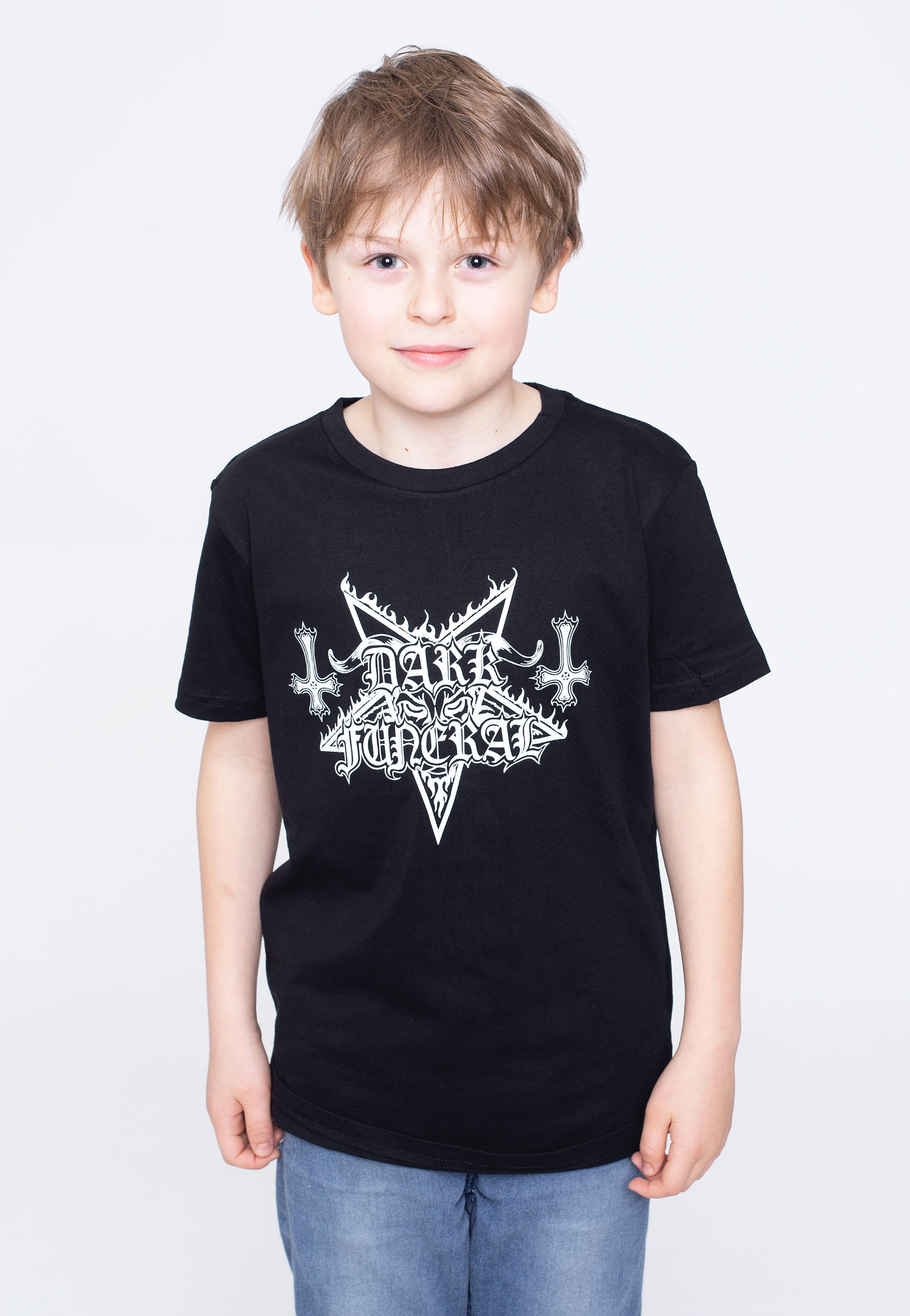 Dark Funeral - Logo Kids Black/White - T-Shirt
