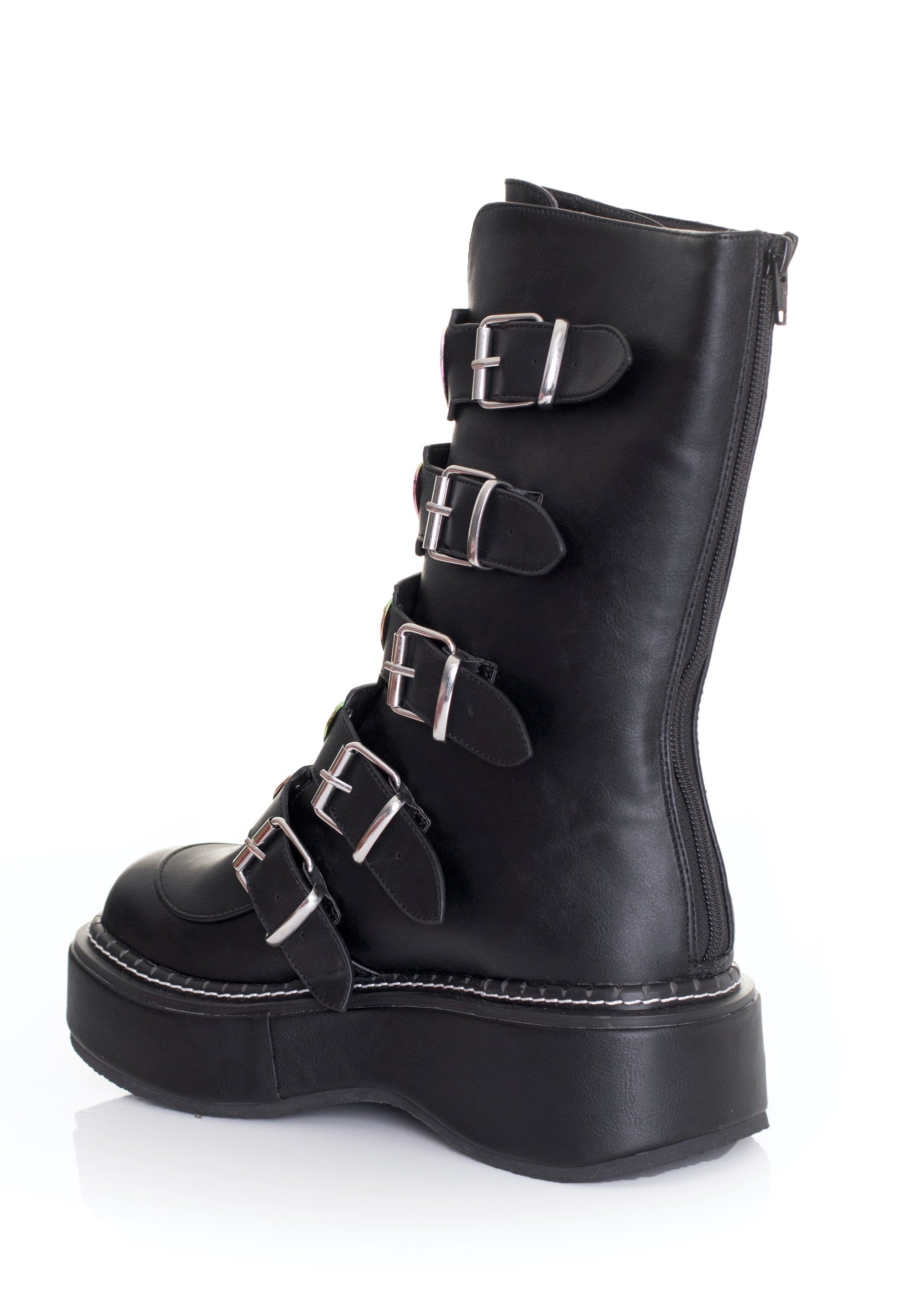 DemoniaCult - Emily 330 Vegan Leather Black - Girl Shoes