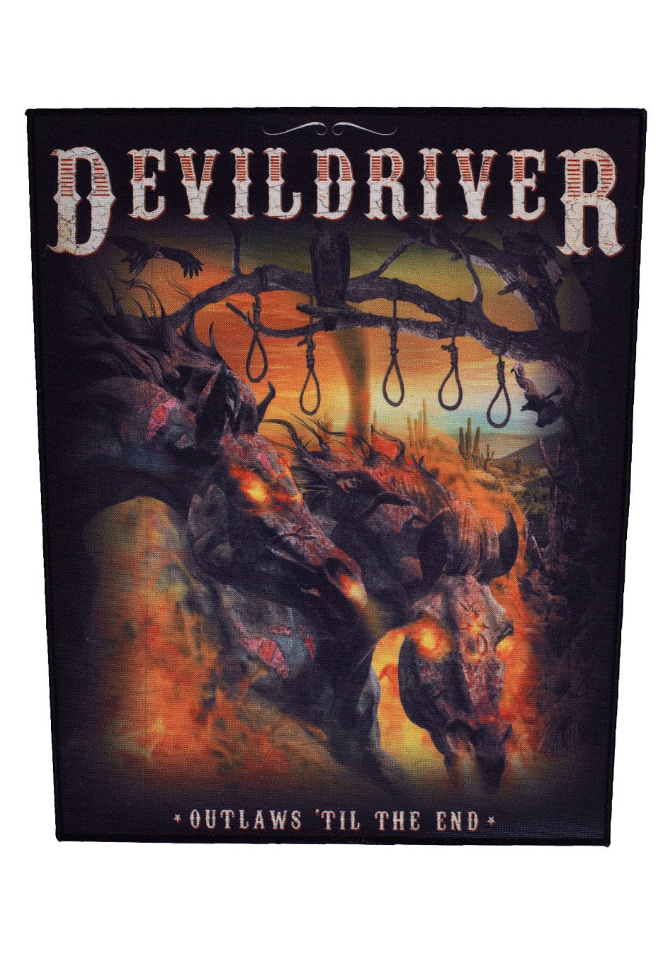DevilDriver - Outlaws Til The End - Backpatch