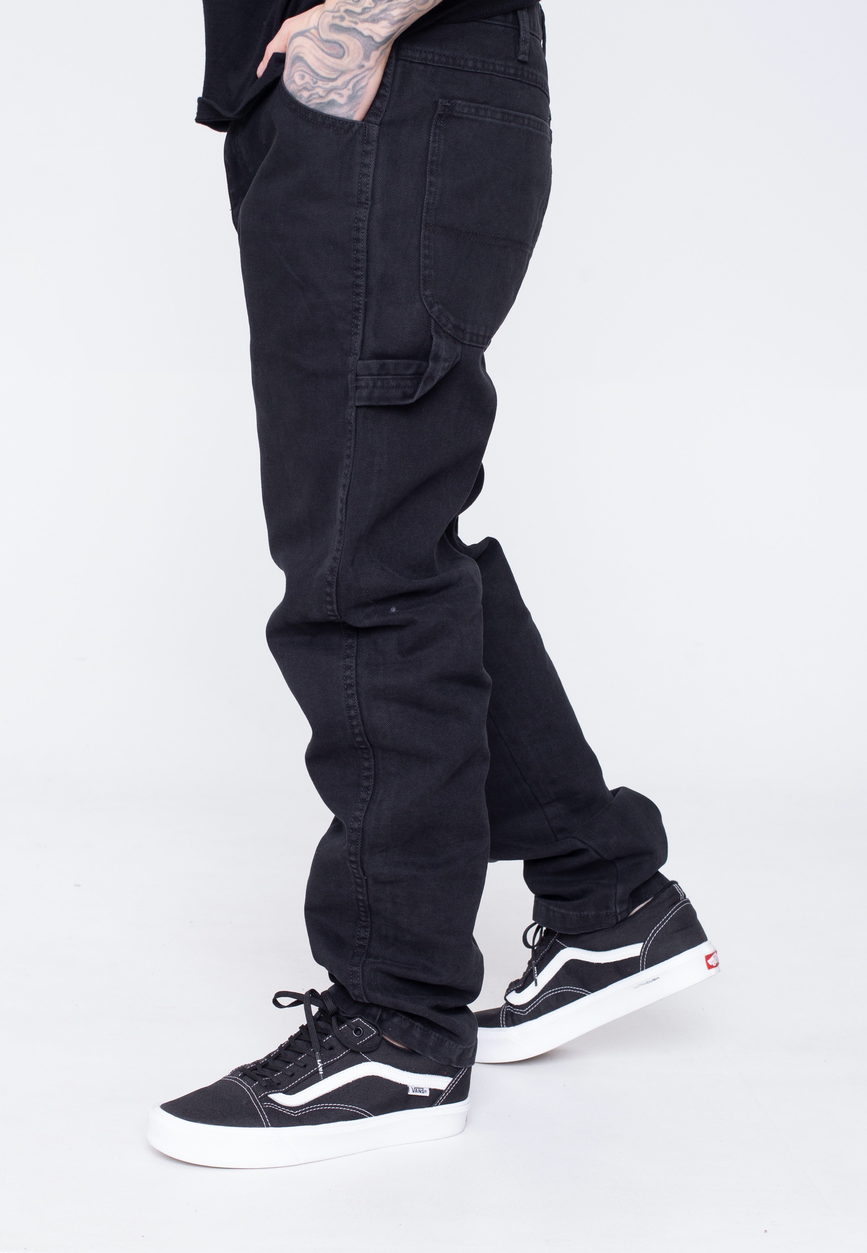Dickies - DC Carpenter Stone Washed Black - Pants