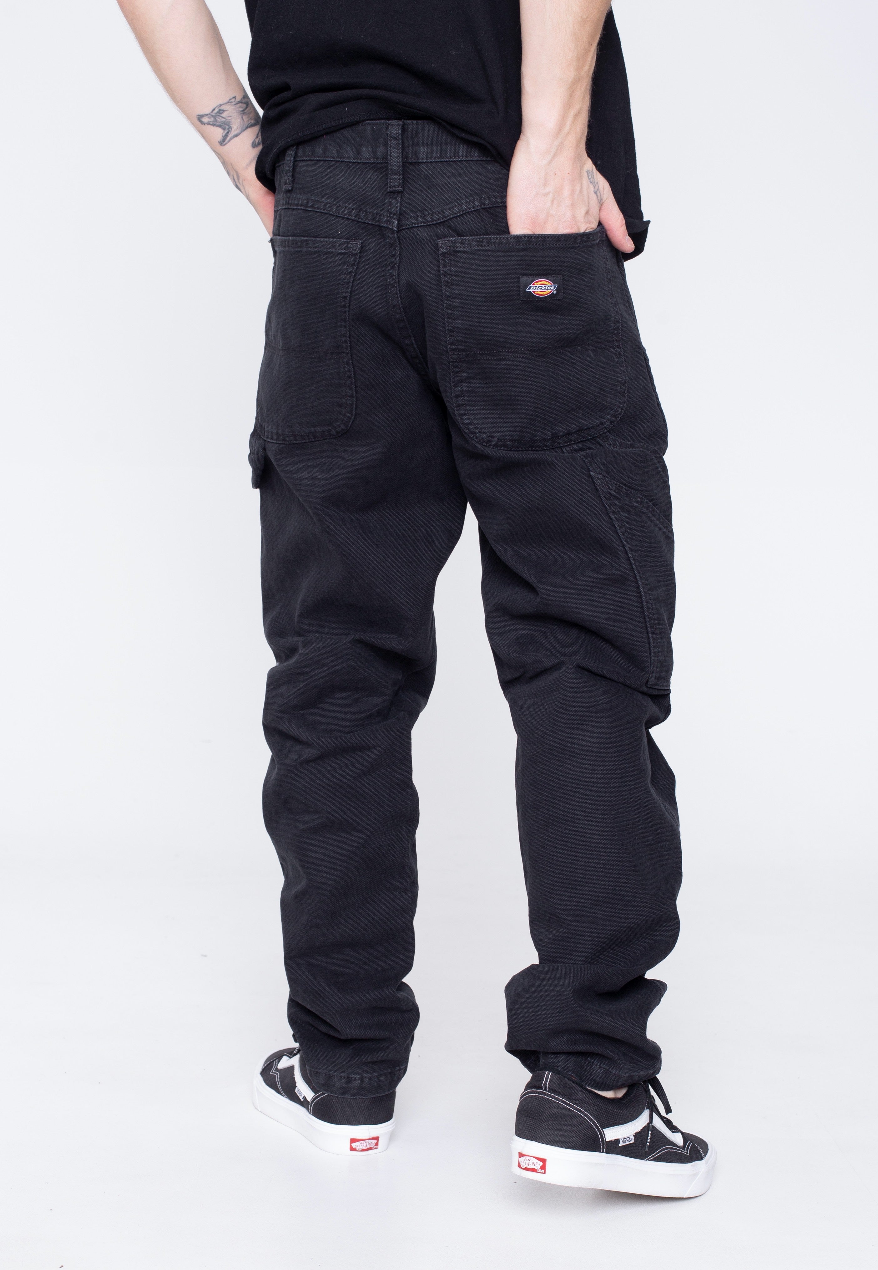 Dickies - DC Carpenter Stone Washed Black - Pants