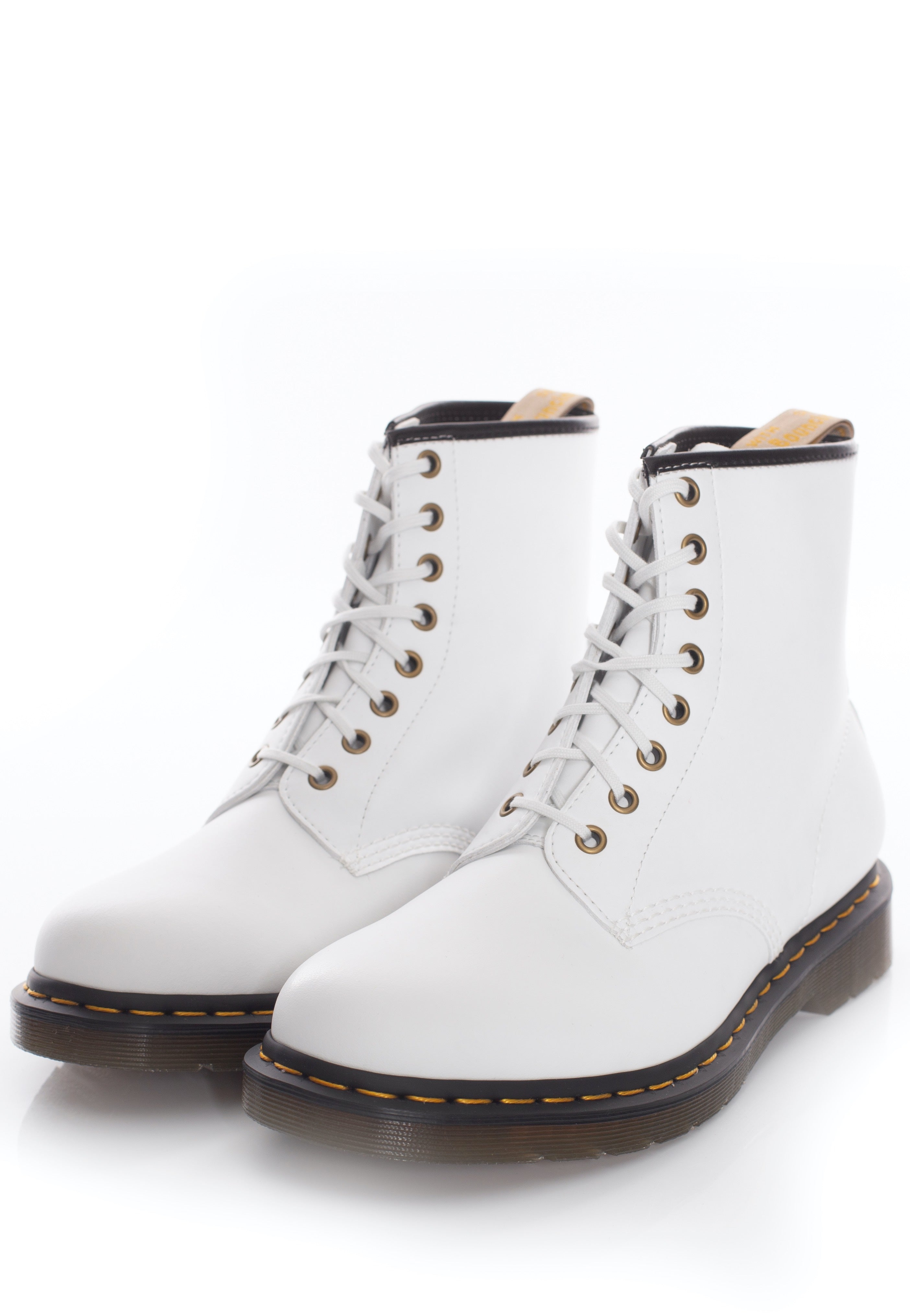 Dr. Martens - Vegan 1460 Optical White Kemble - Shoes