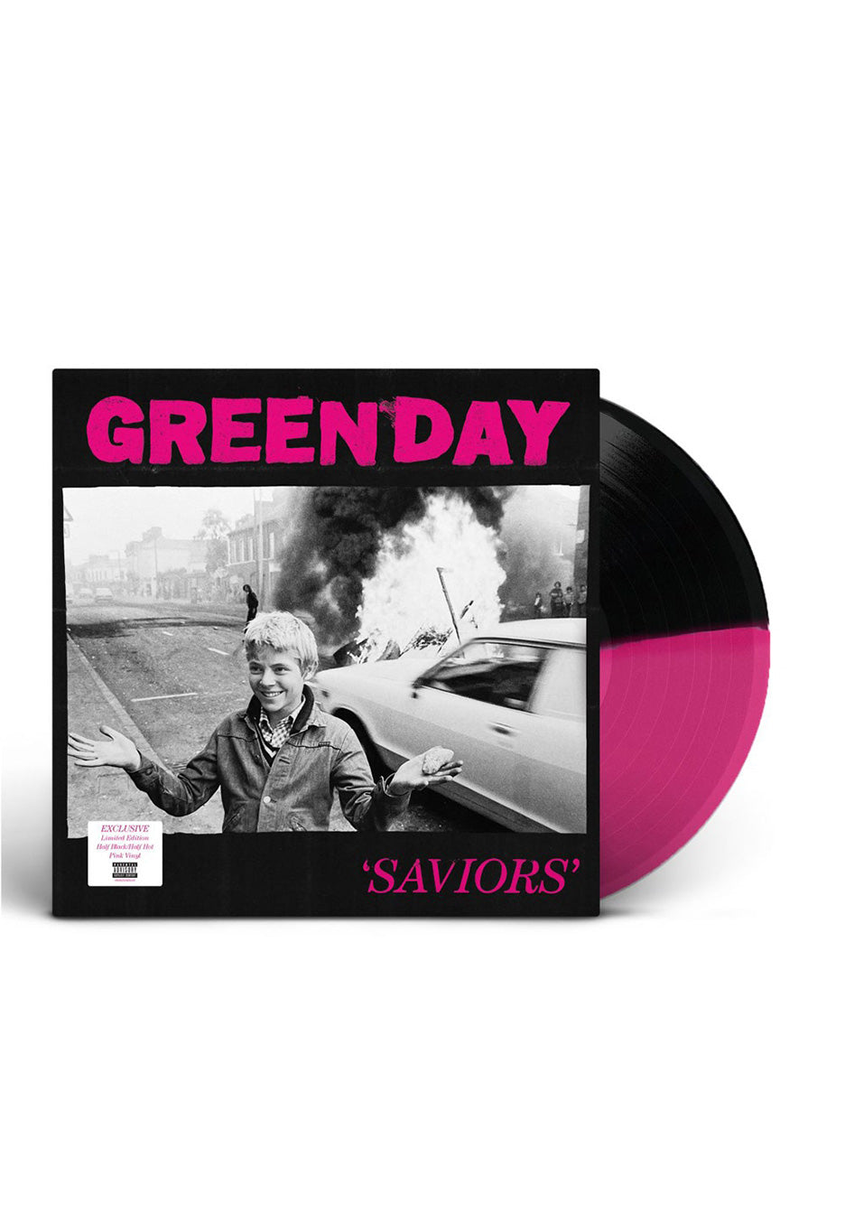 Green Day - Saviors Magenta/Black - Marbled Vinyl