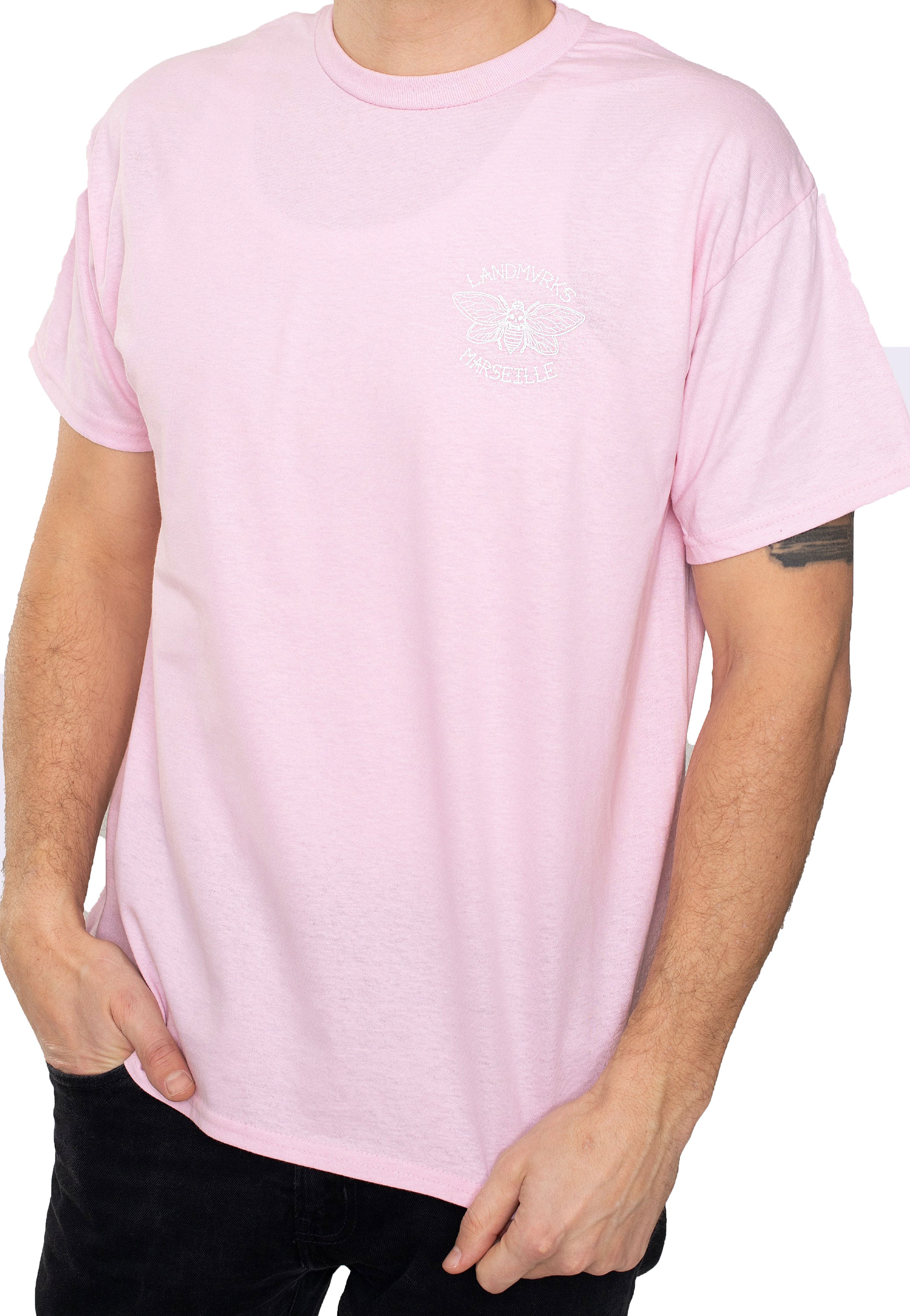 Landmvrks - Cicada Marseille Light Pink - T-Shirt