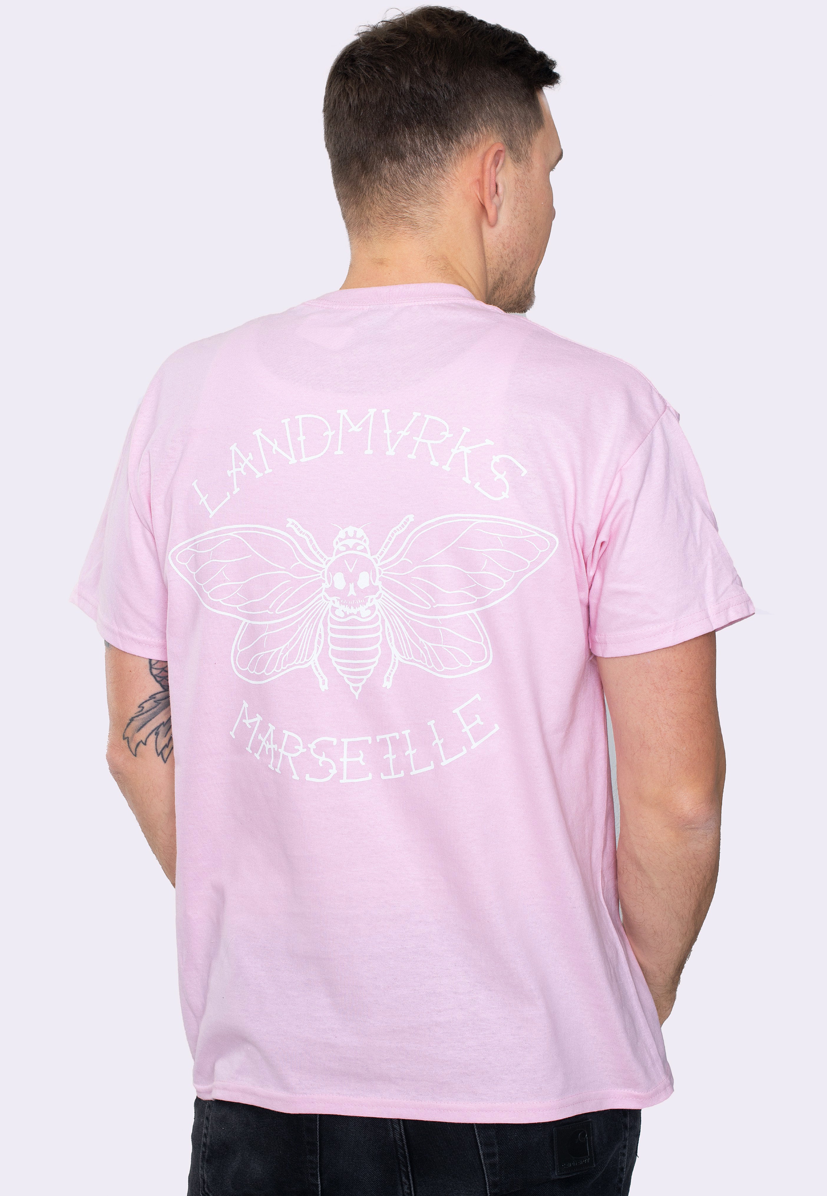 Landmvrks - Cicada Marseille Light Pink - T-Shirt