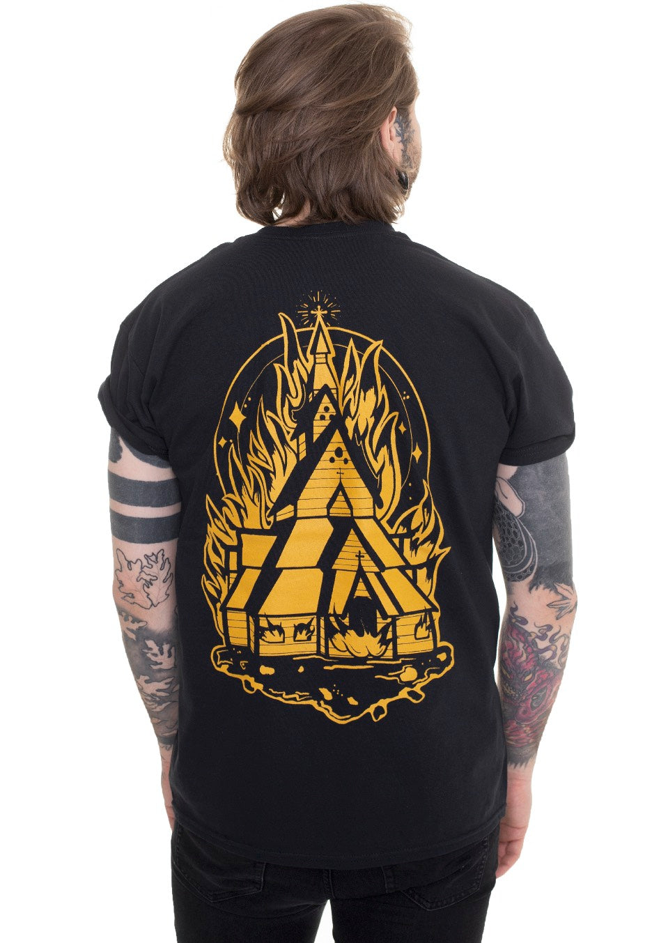 Mental Cruelty - Burning Church - T-Shirt