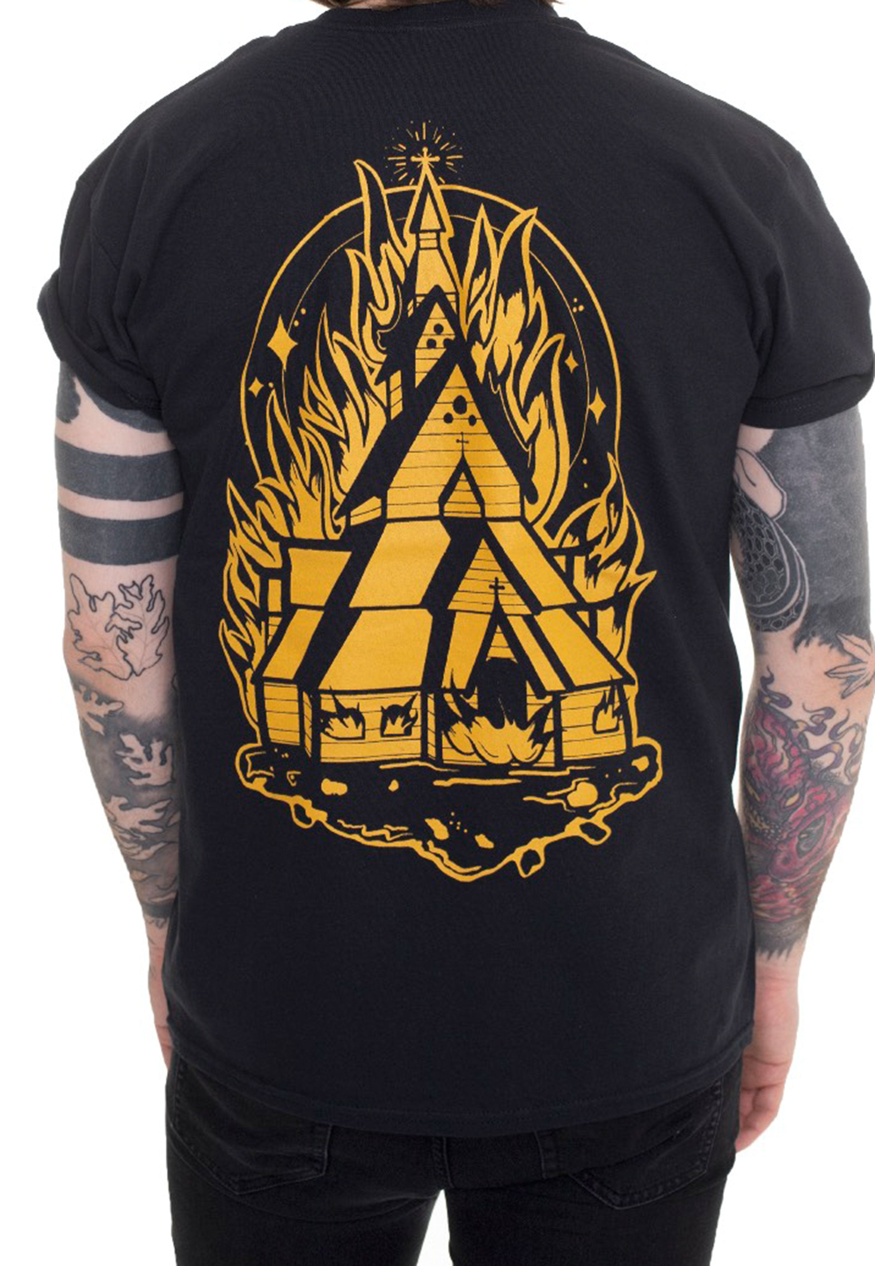 Mental Cruelty - Burning Church - T-Shirt