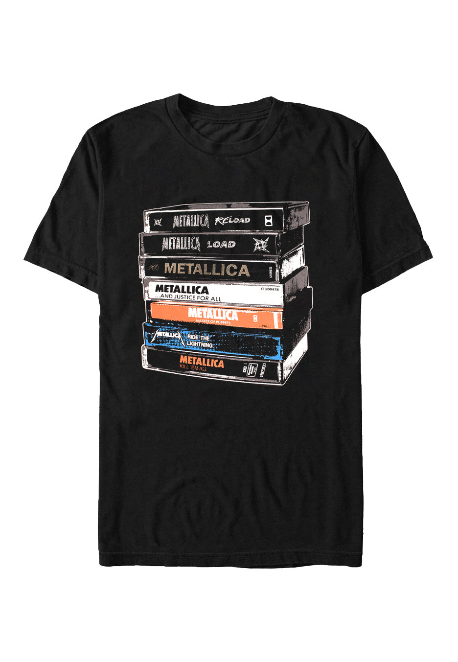 Metallica - Cassettes - T-Shirt
