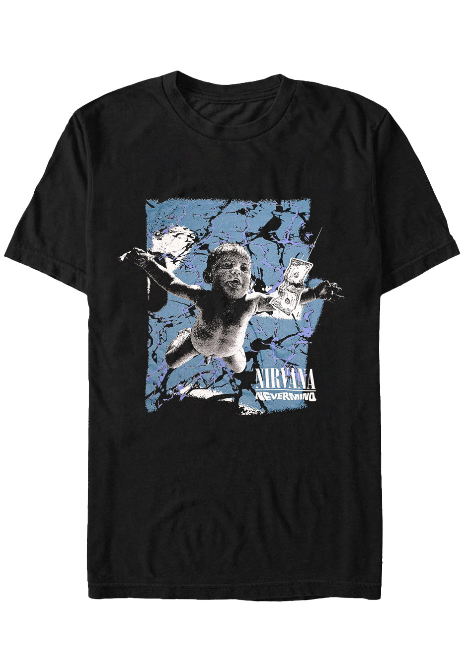 Nirvana - Nevermind Cracked - T-Shirt
