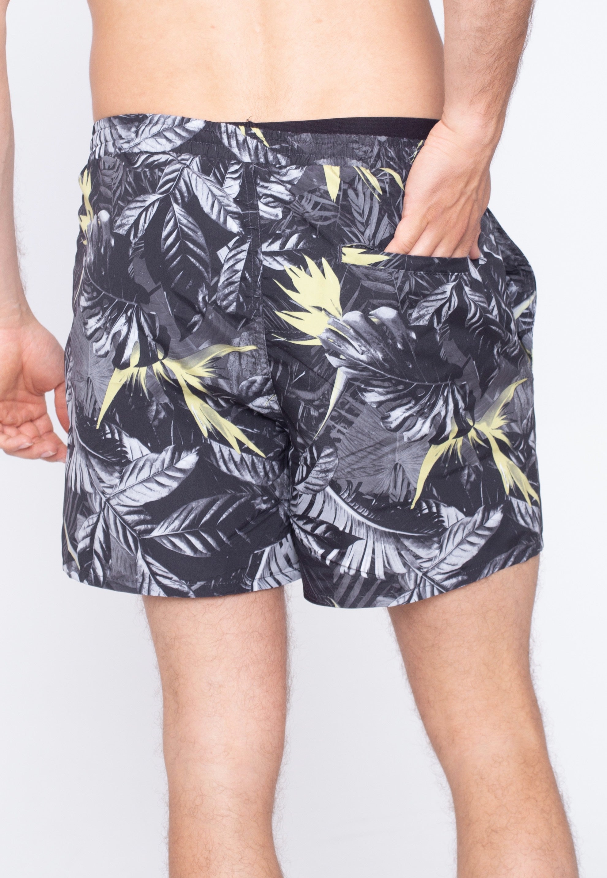 Only & Sons - Ted Swim Flora Black - Board Shorts