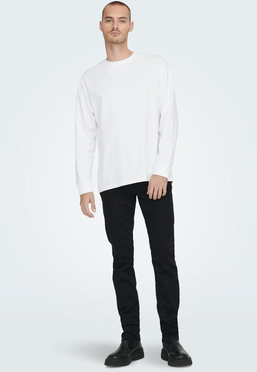 Only & Sons - Weft Reg Black Denim - Jeans