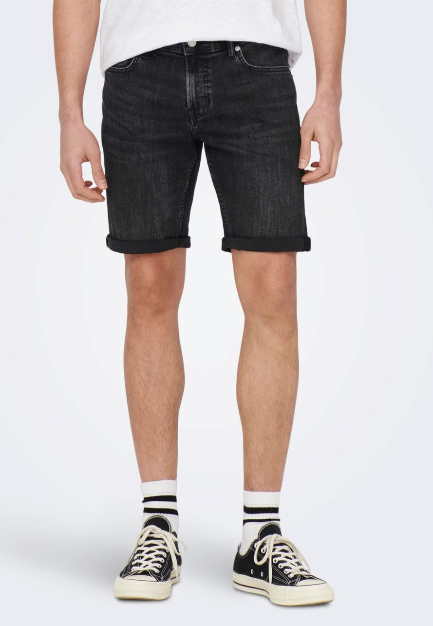 Only & Sons - Ply Washed Washed Black - Shorts