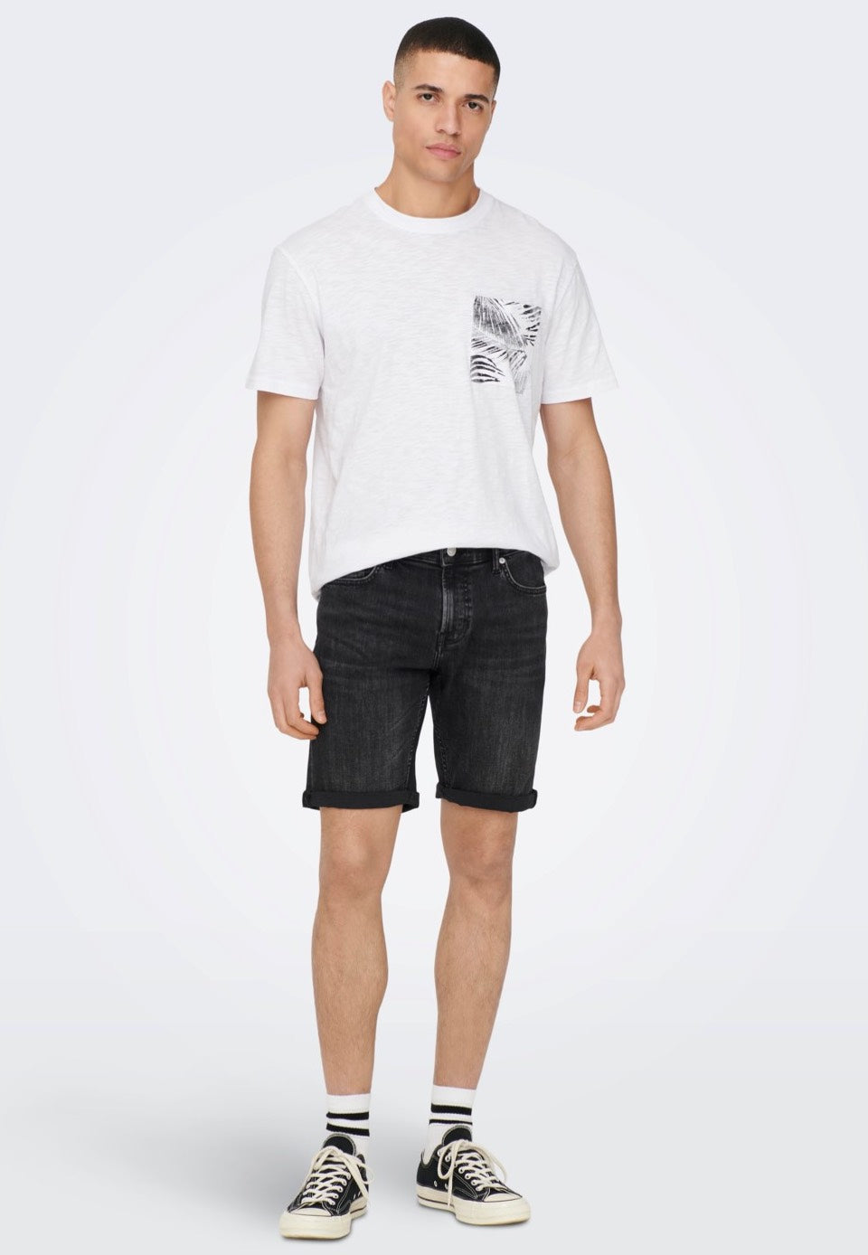 Only & Sons - Ply Washed Washed Black - Shorts