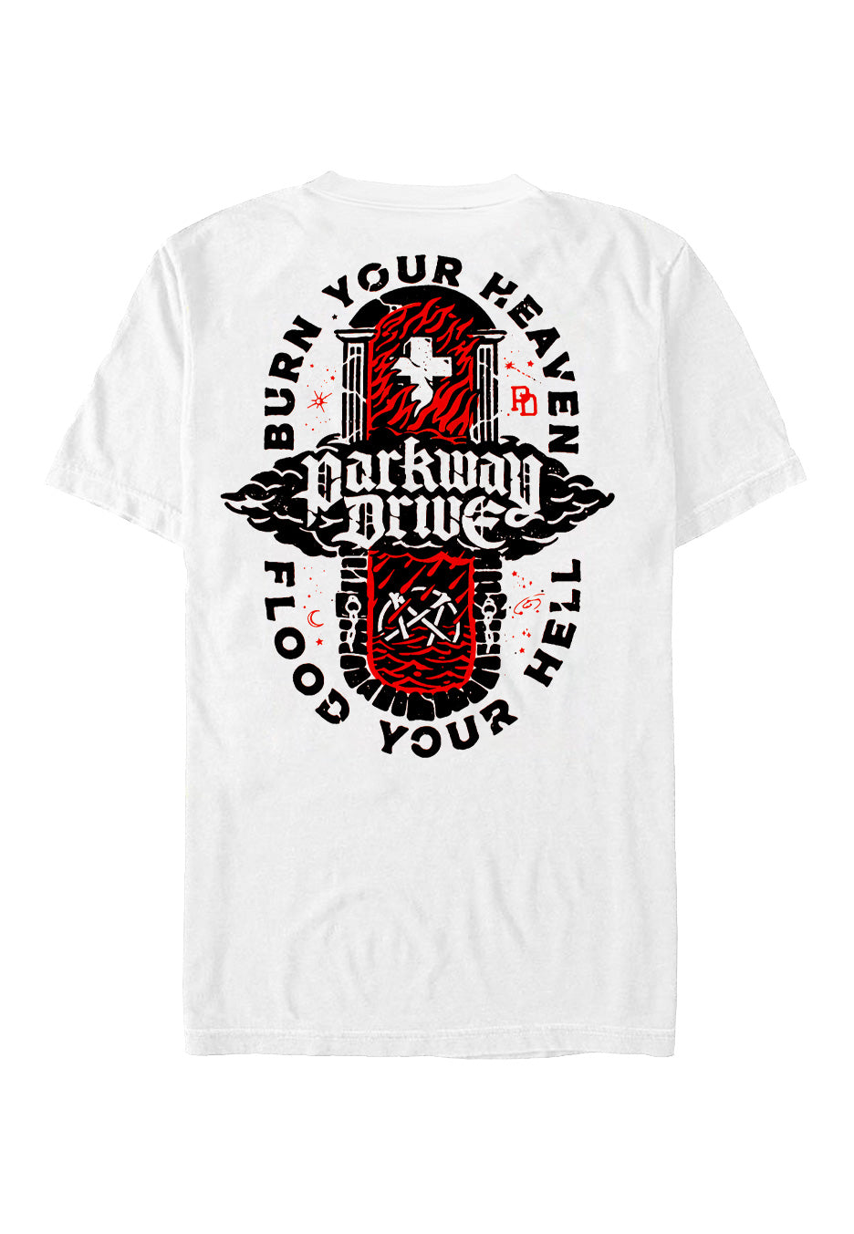 Parkway Drive - Burn Your Heaven White Eco - T-Shirt