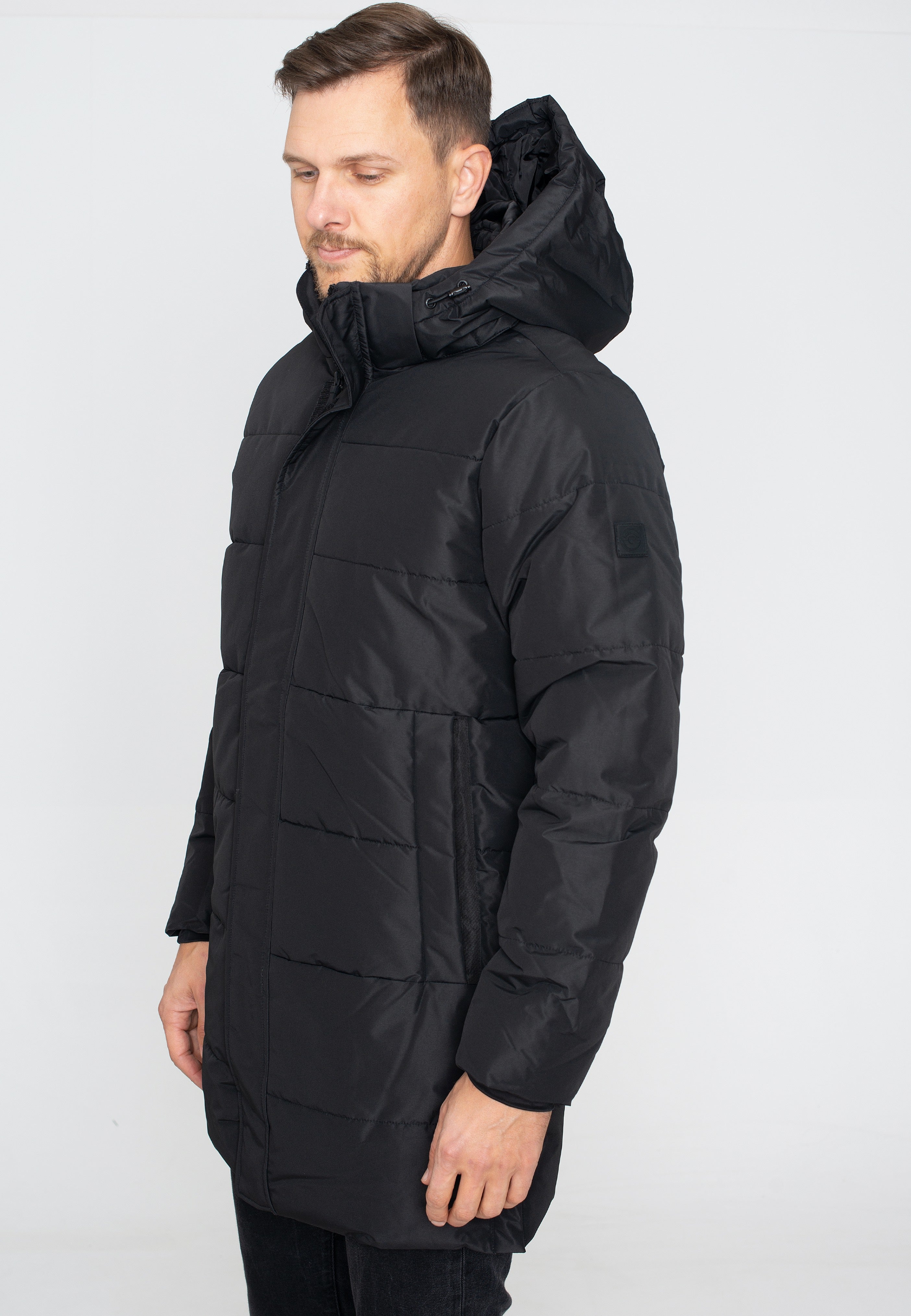 Only & Sons - Carl Long Quilted Black - Jacket