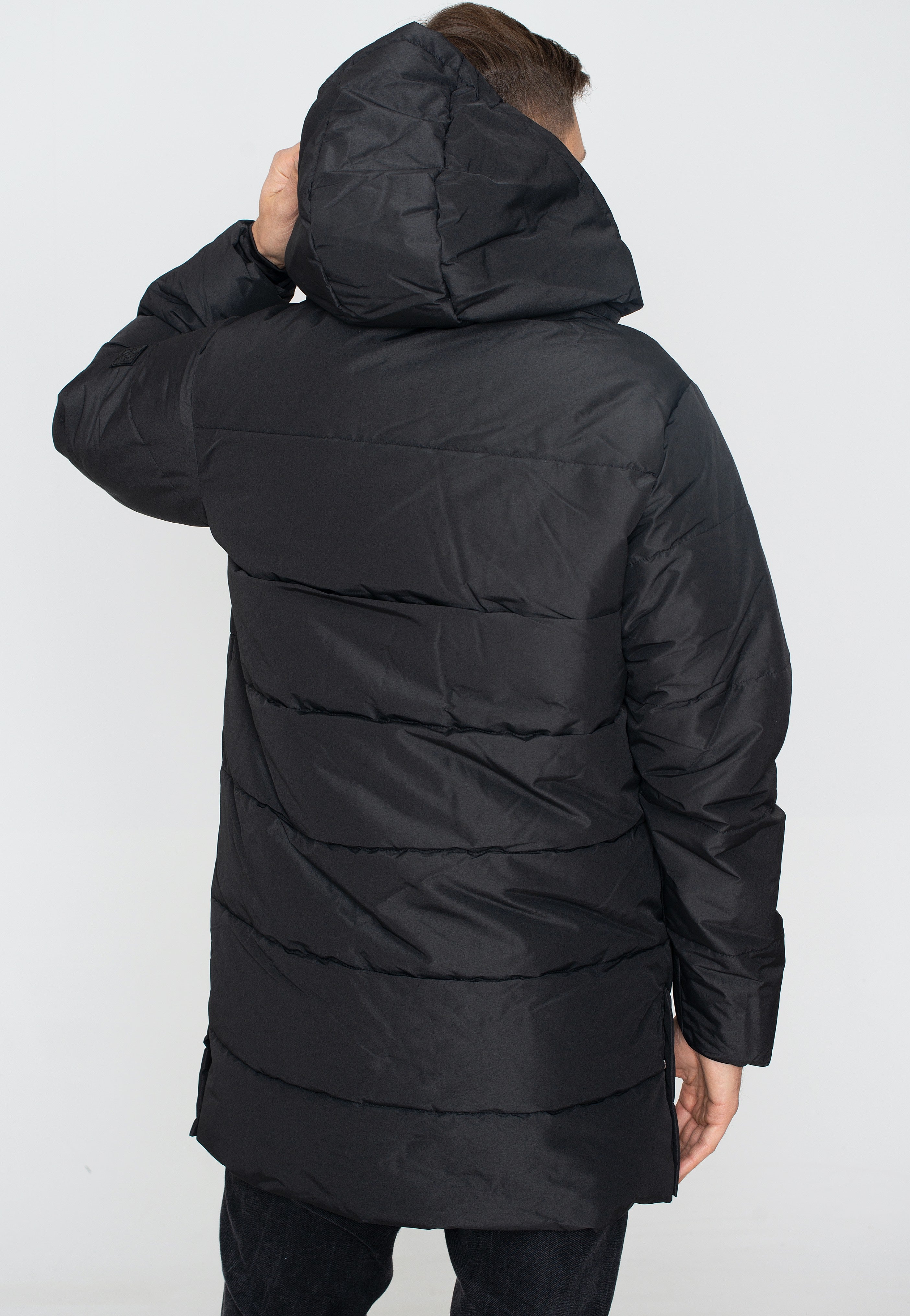 Only & Sons - Carl Long Quilted Black - Jacket