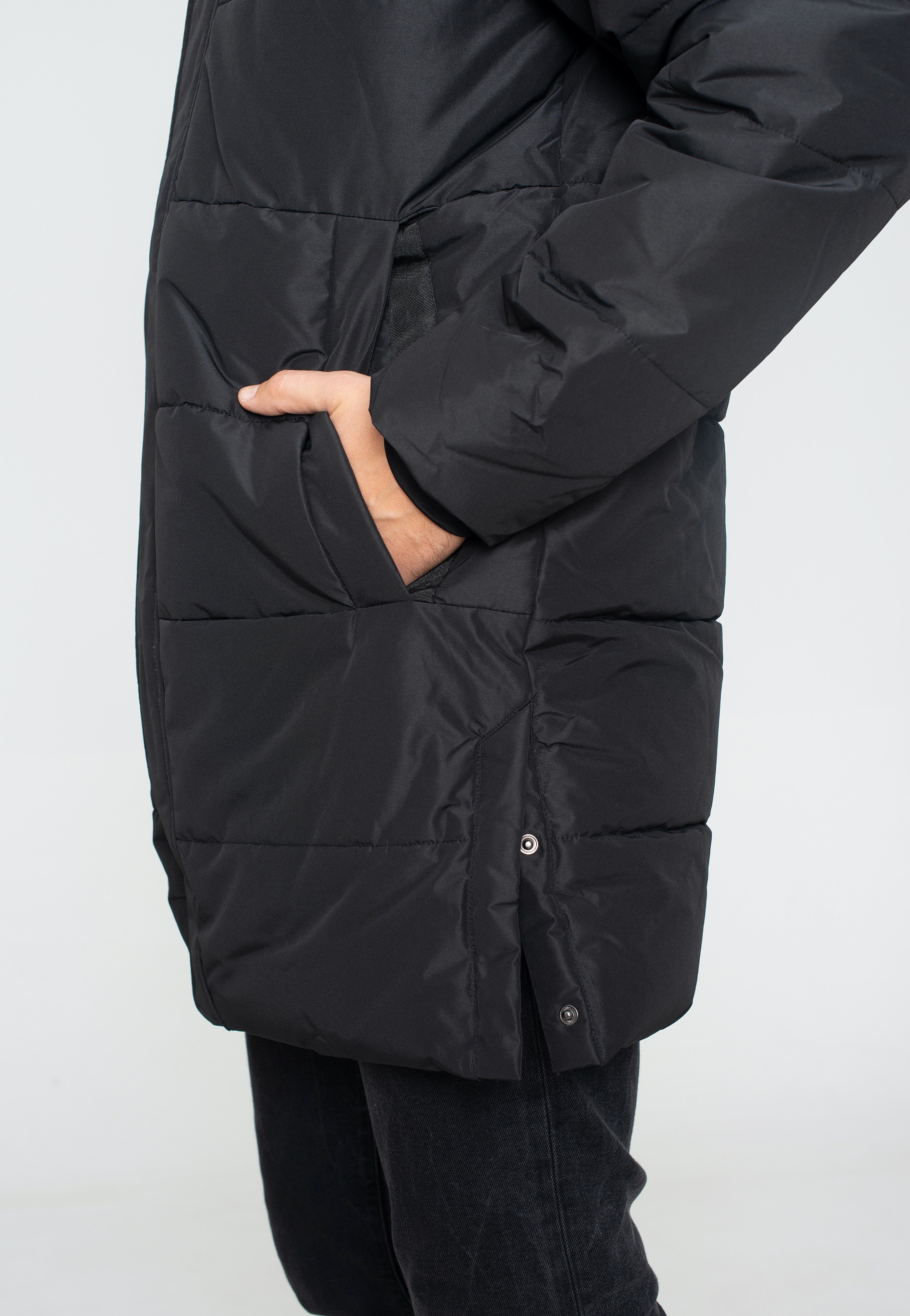 Only & Sons - Carl Long Quilted Black - Jacket