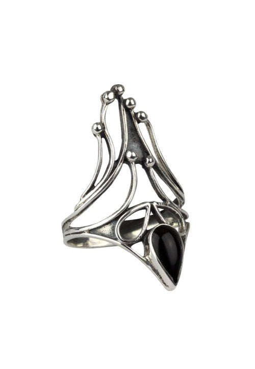 etNox - Black Nail Silver - Ring
