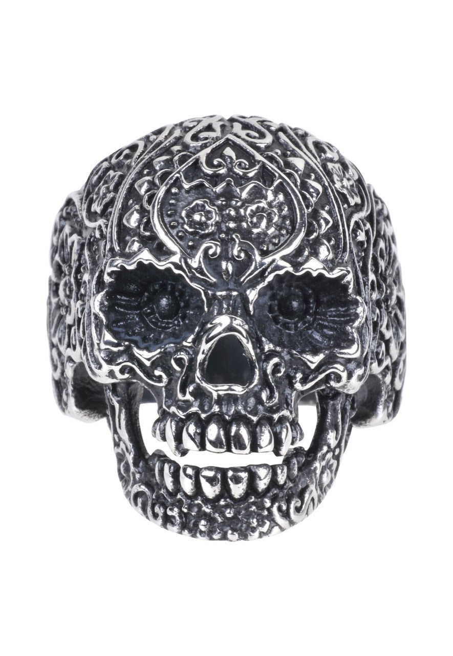 Wildcat - Skull Tattoo Silver - Ring