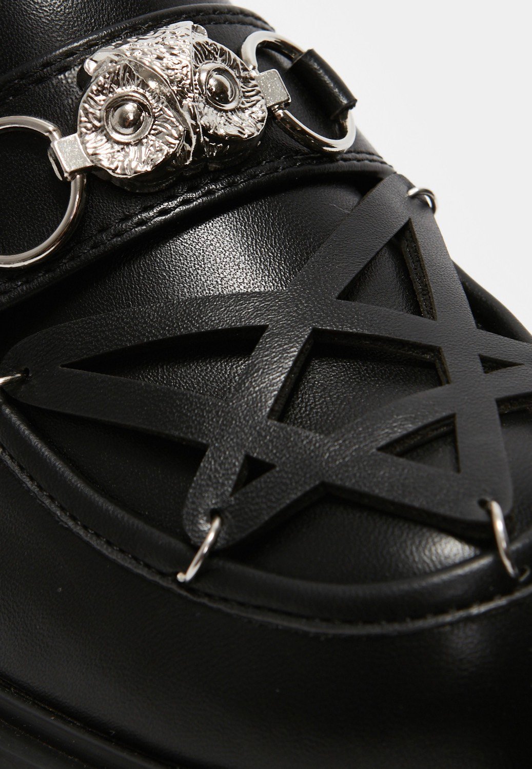 Koi Footwear - Silent Dusk Owl Pentagram Black - Shoes