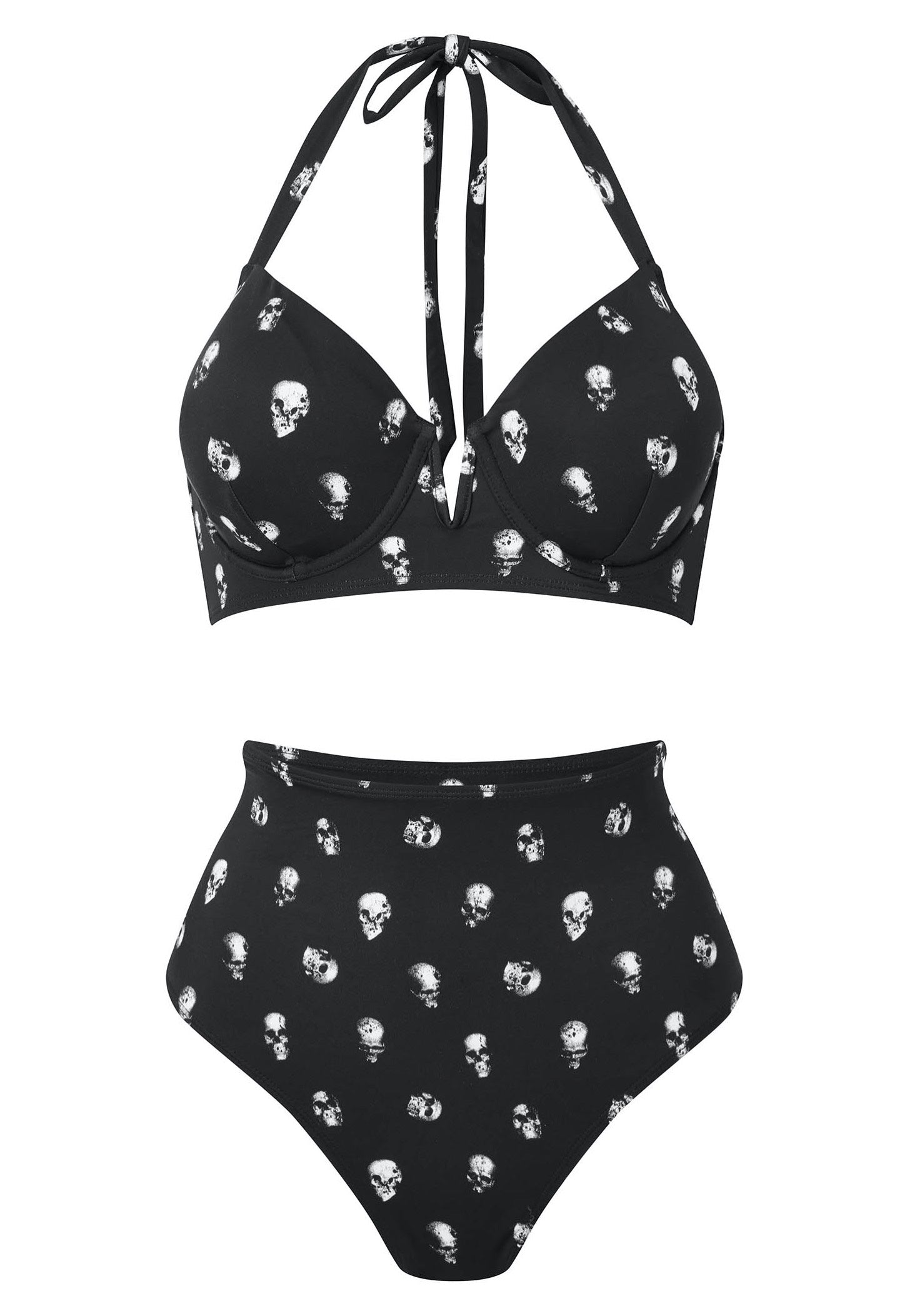 Killstar - Skulls 2 Piece Black - Bikini