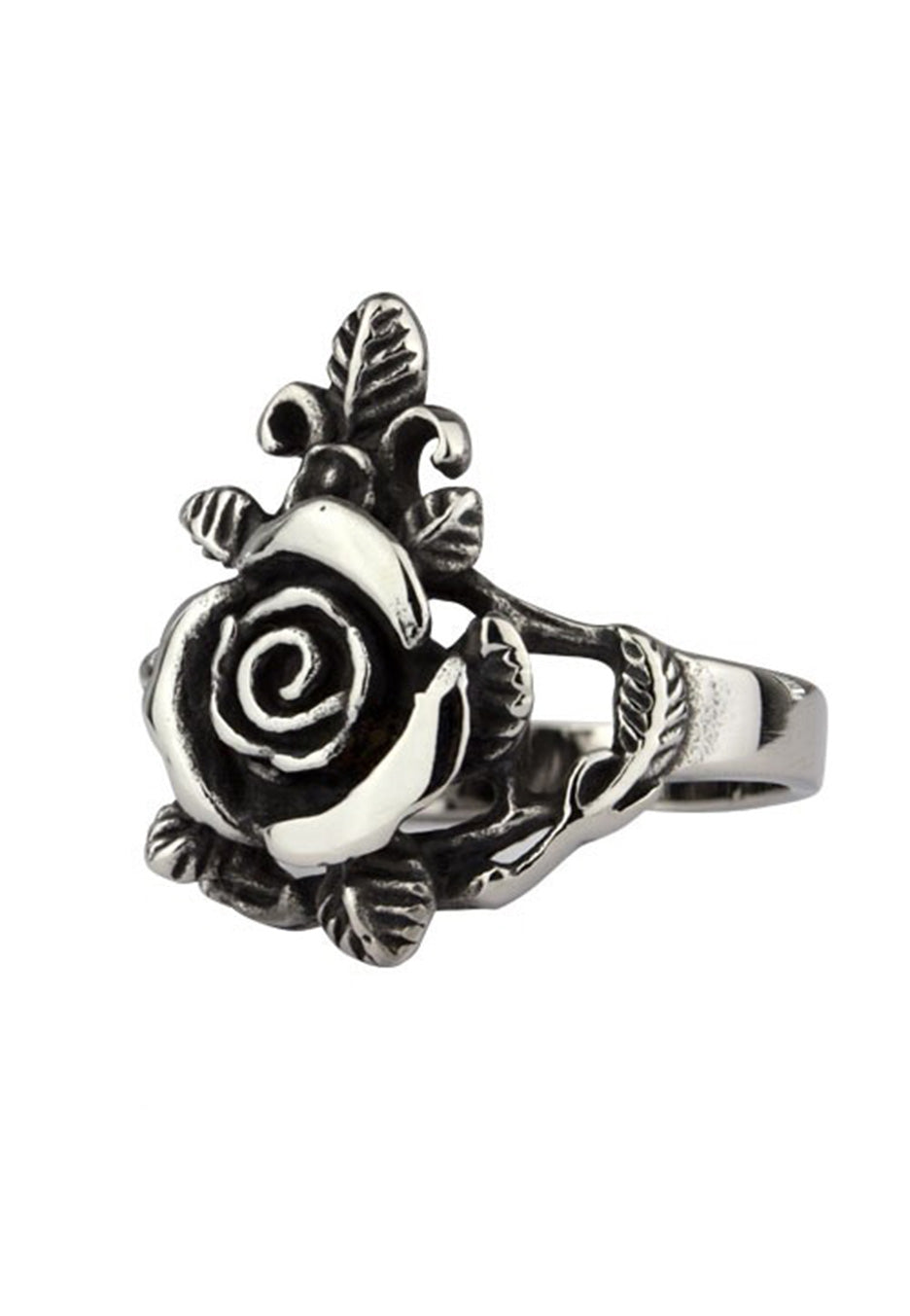 etNox - Small Rose Silver - Ring