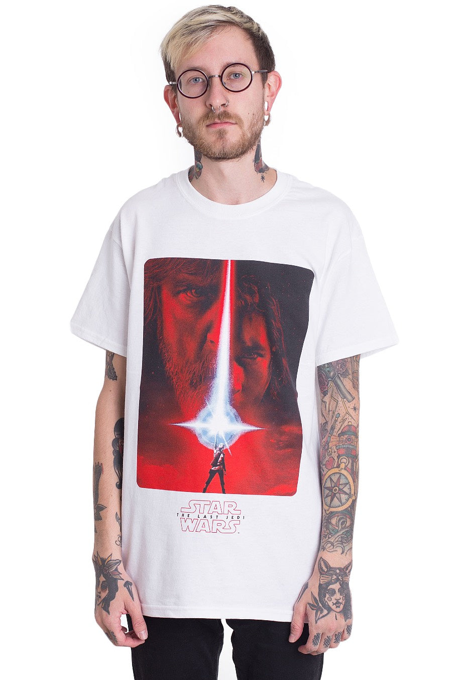 Star Wars The Last Jedi - Poster White - T-Shirt