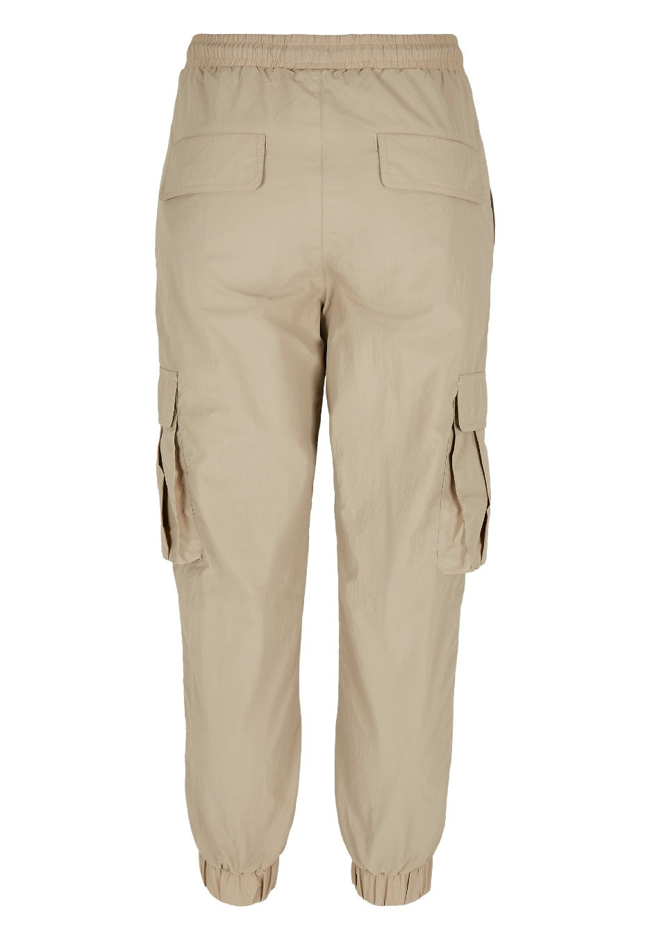 Urban Classics - Ladies High Waist Crinkle Nylon Cargo Concrete - Pants