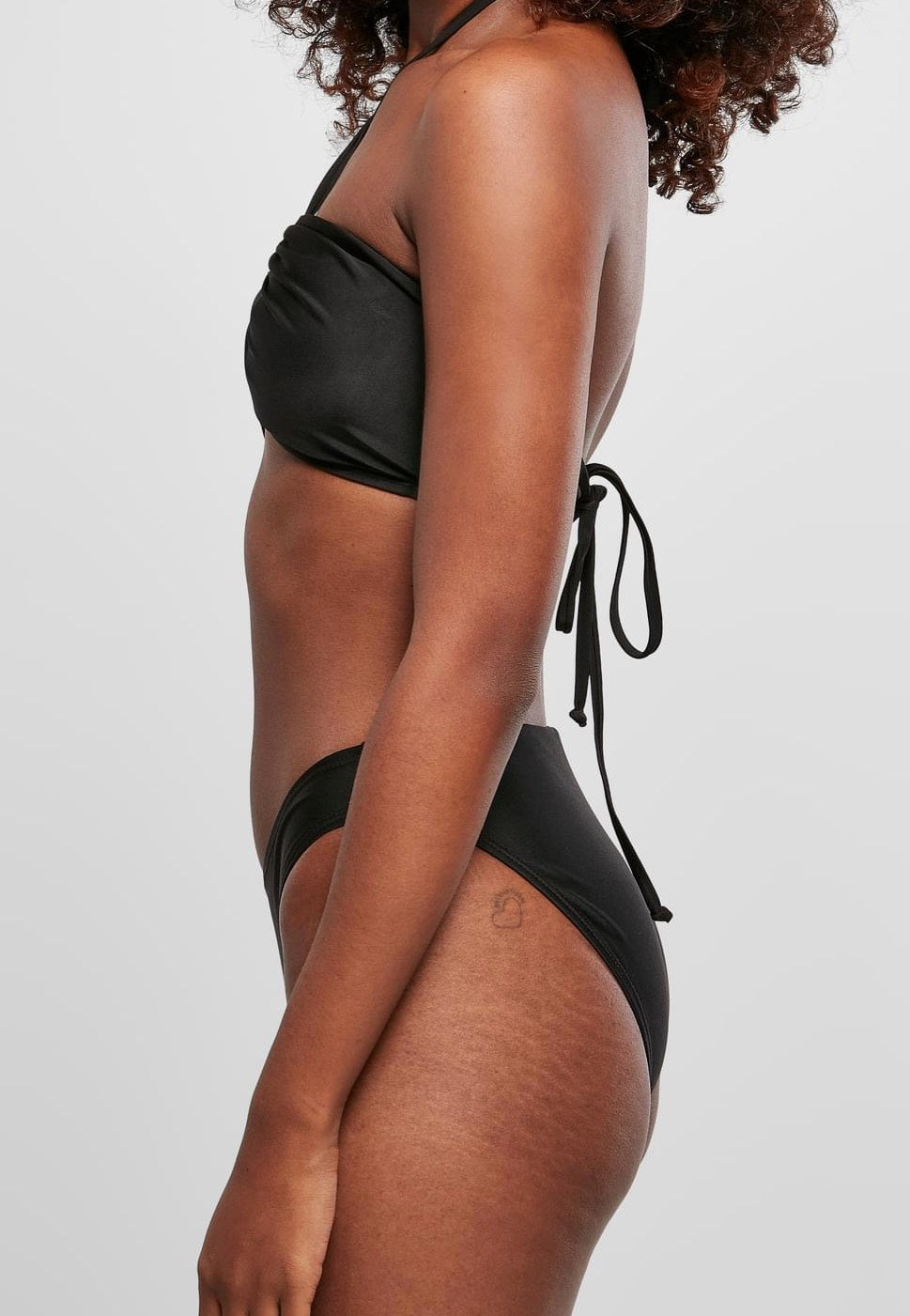 Urban Classics - Ladies Recycled Hot V Black - Bikini
