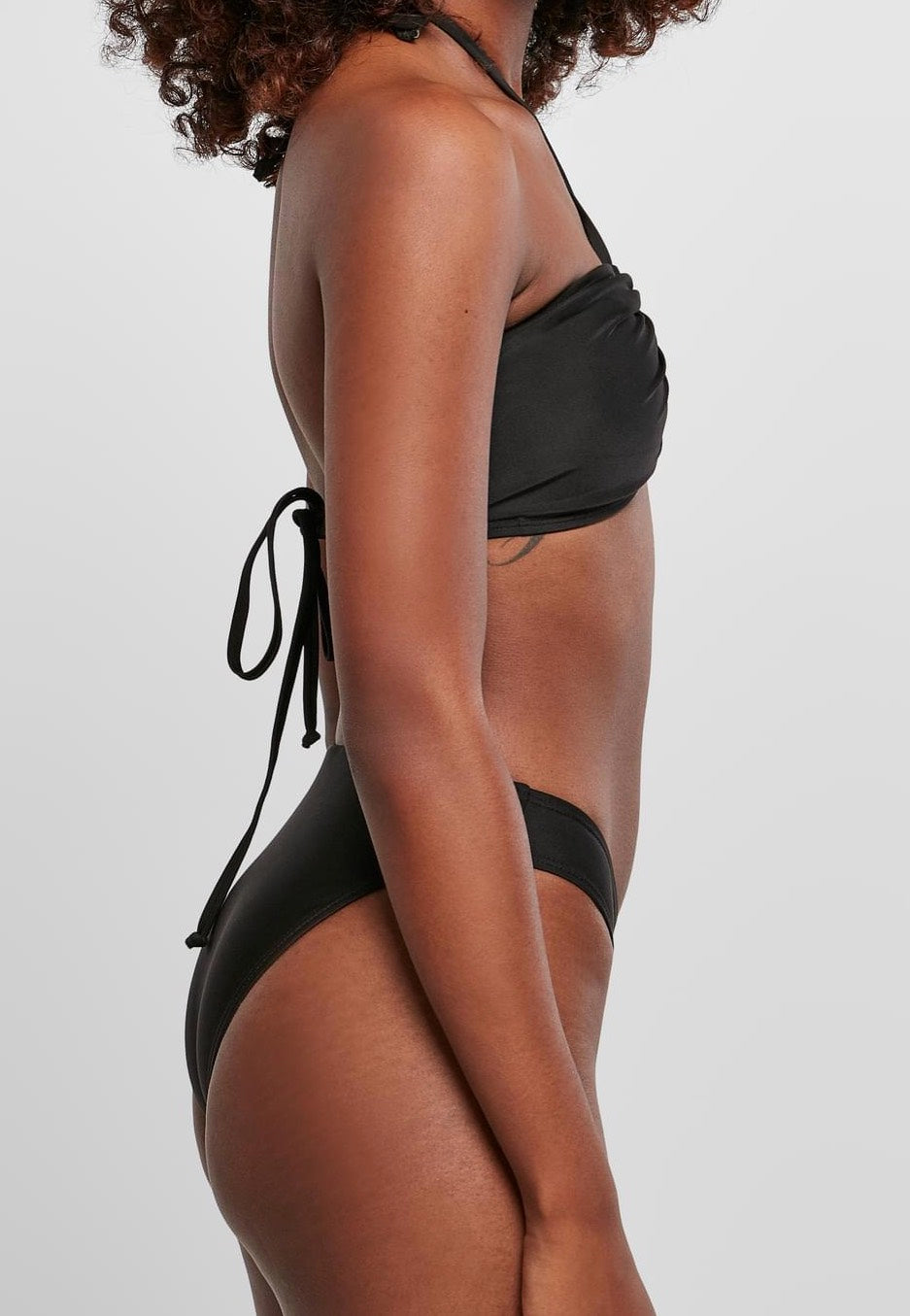 Urban Classics - Ladies Recycled Hot V Black - Bikini