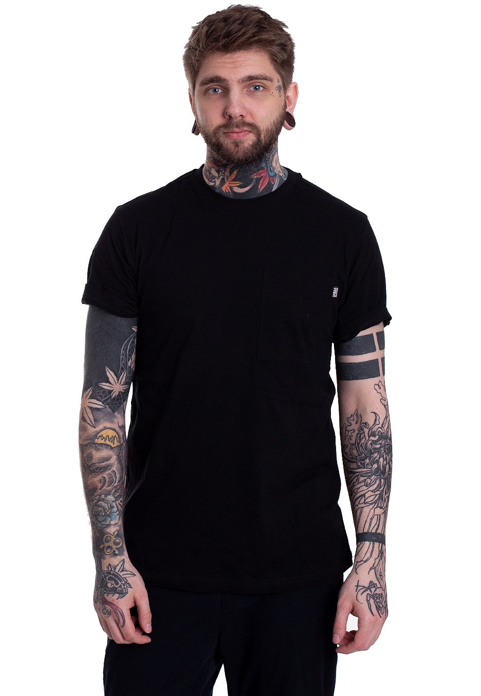 Urban Classics - Basic Pocket Black - T-Shirt
