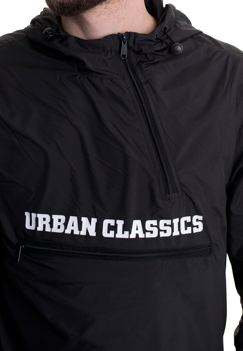 Urban Classics - Commuter Pull Over Black - Jacket