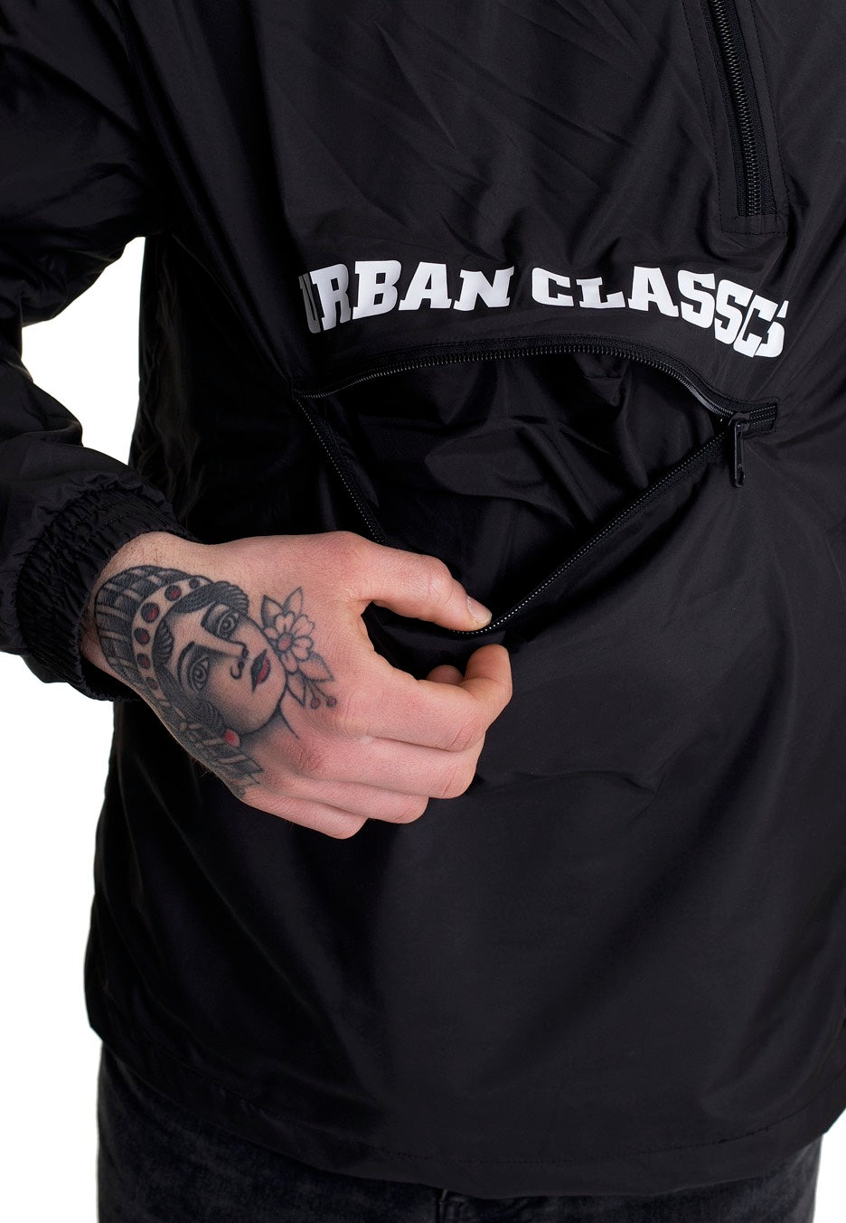 Urban Classics - Commuter Pull Over Black - Jacket