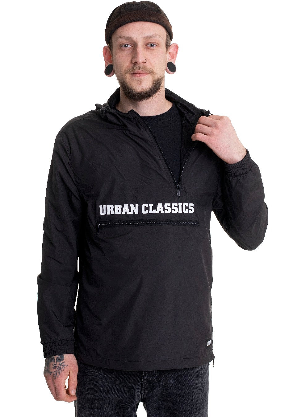 Urban Classics - Commuter Pull Over Black - Jacket