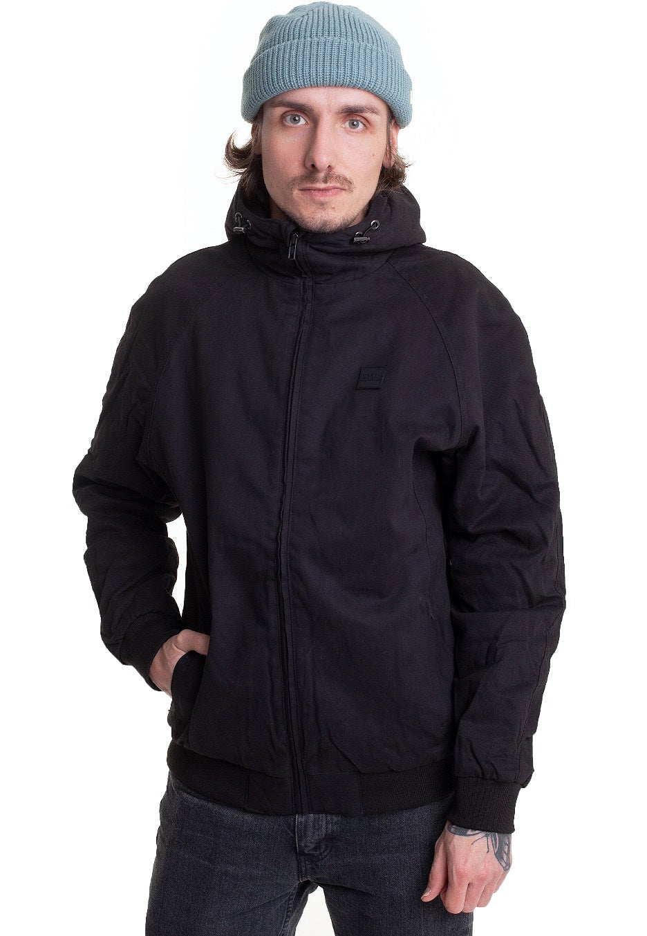 Urban Classics - Hooded Cotton Black - Jacket