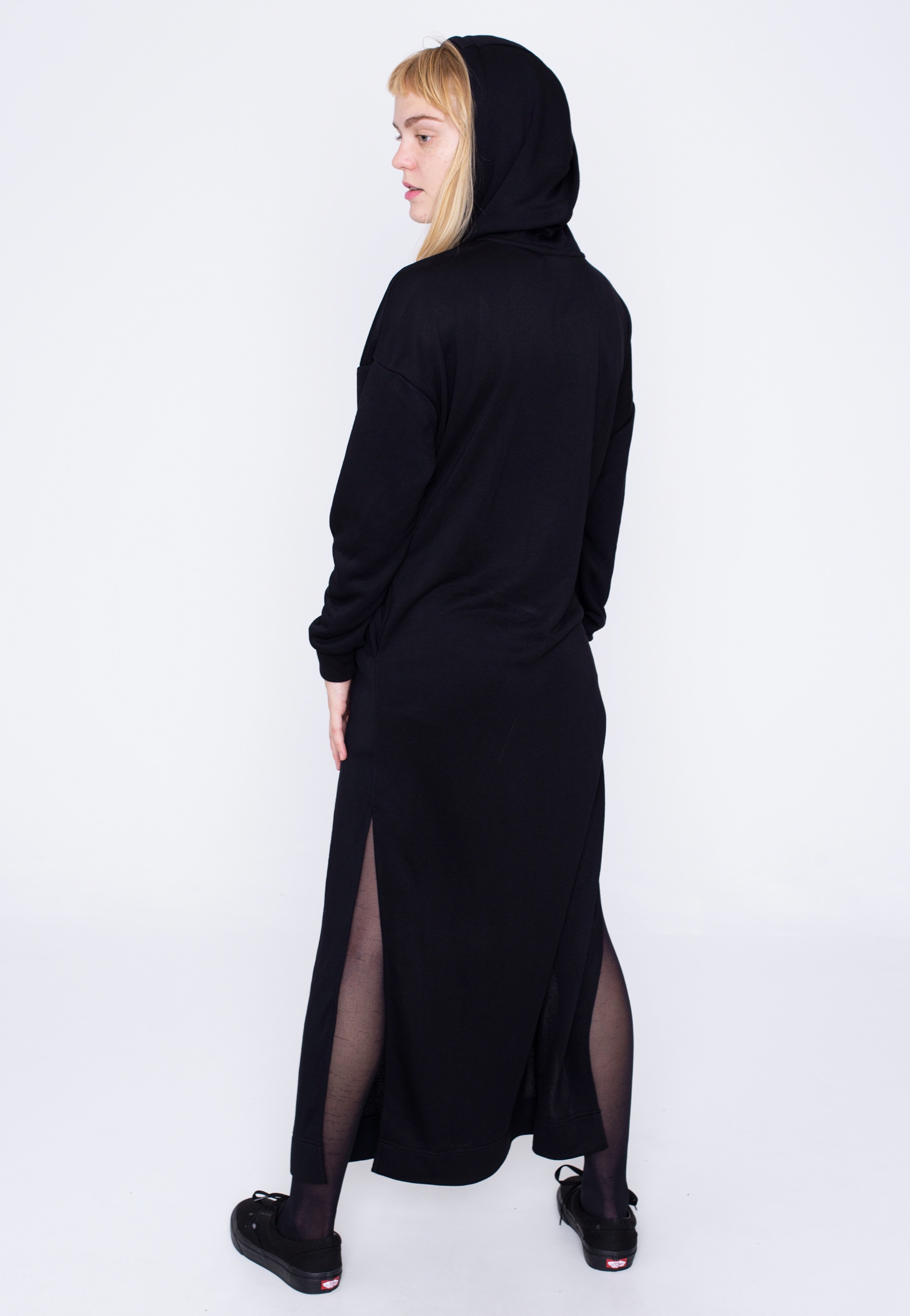 Urban Classics - Ladies Modal Terry Long Hoody Black - Dress