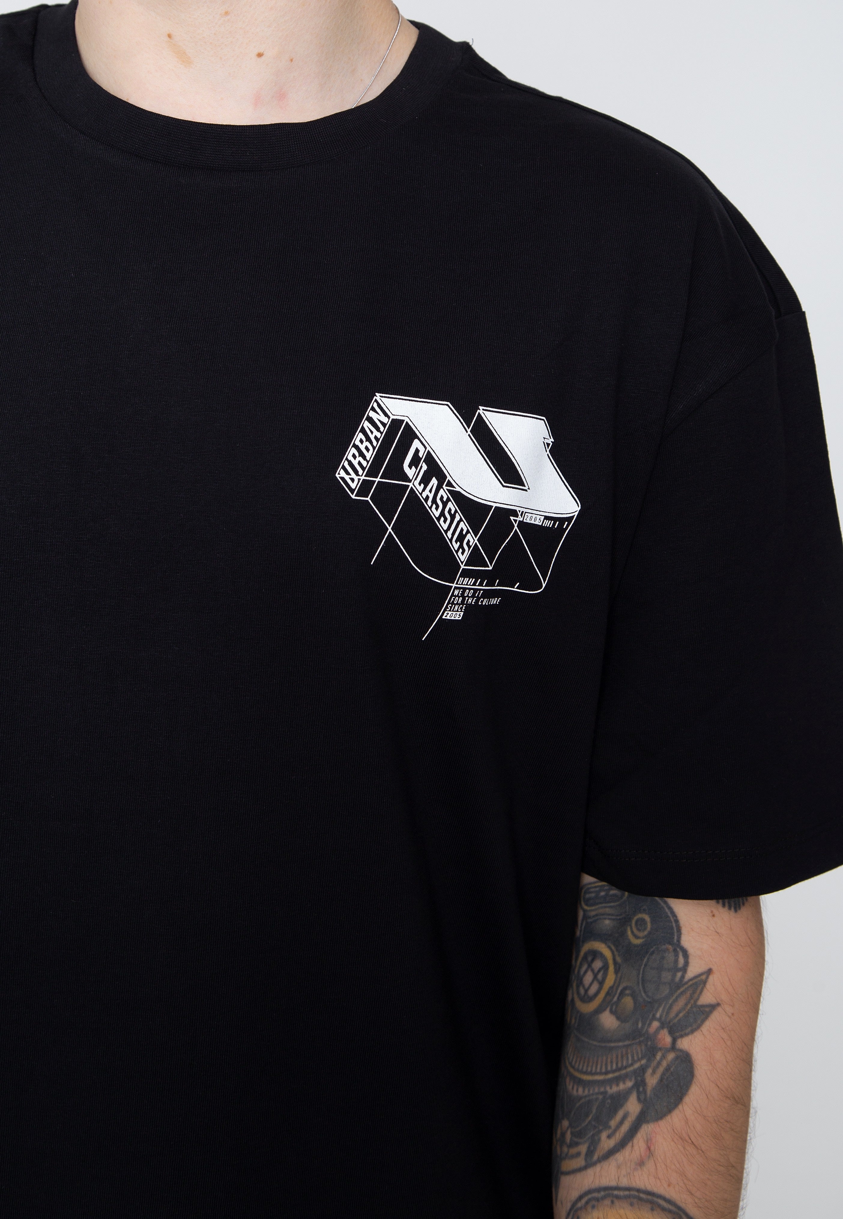 Urban Classics - Organic Constructed Black - T-Shirt