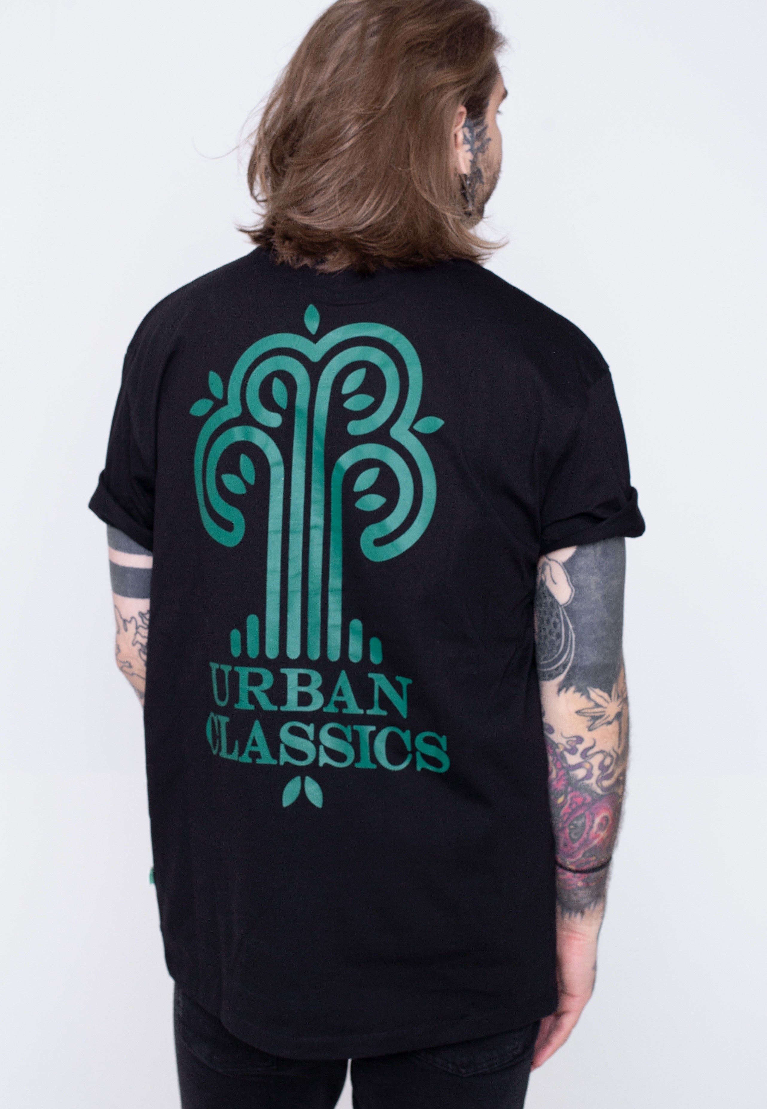Urban Classics - Organic Tree Logo Black - T-Shirt