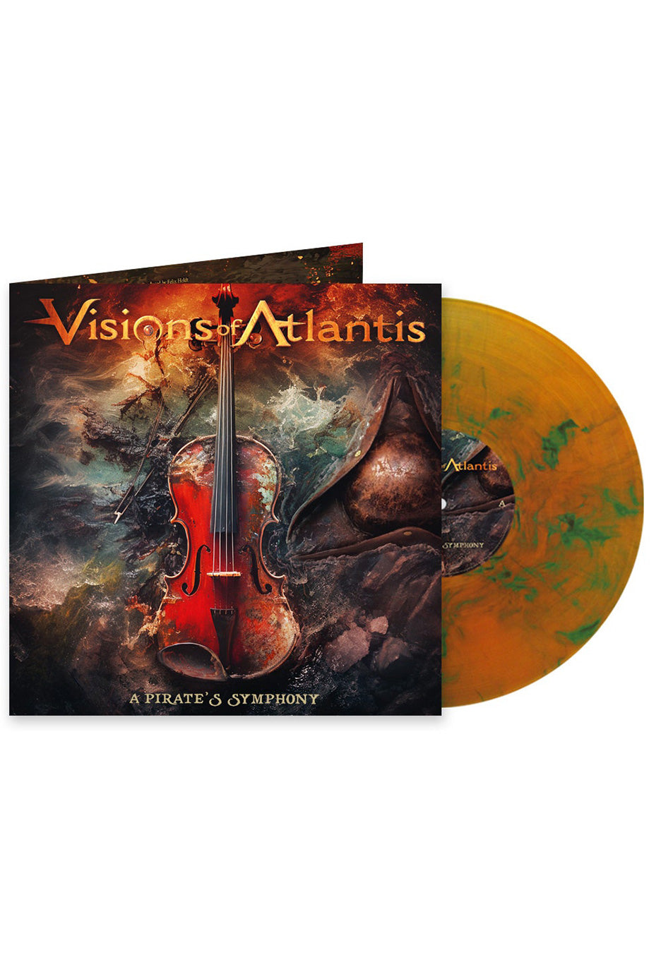 Visions Of Atlantis - A Pirat'S Symphony Orange Green - Marbled Vinyl