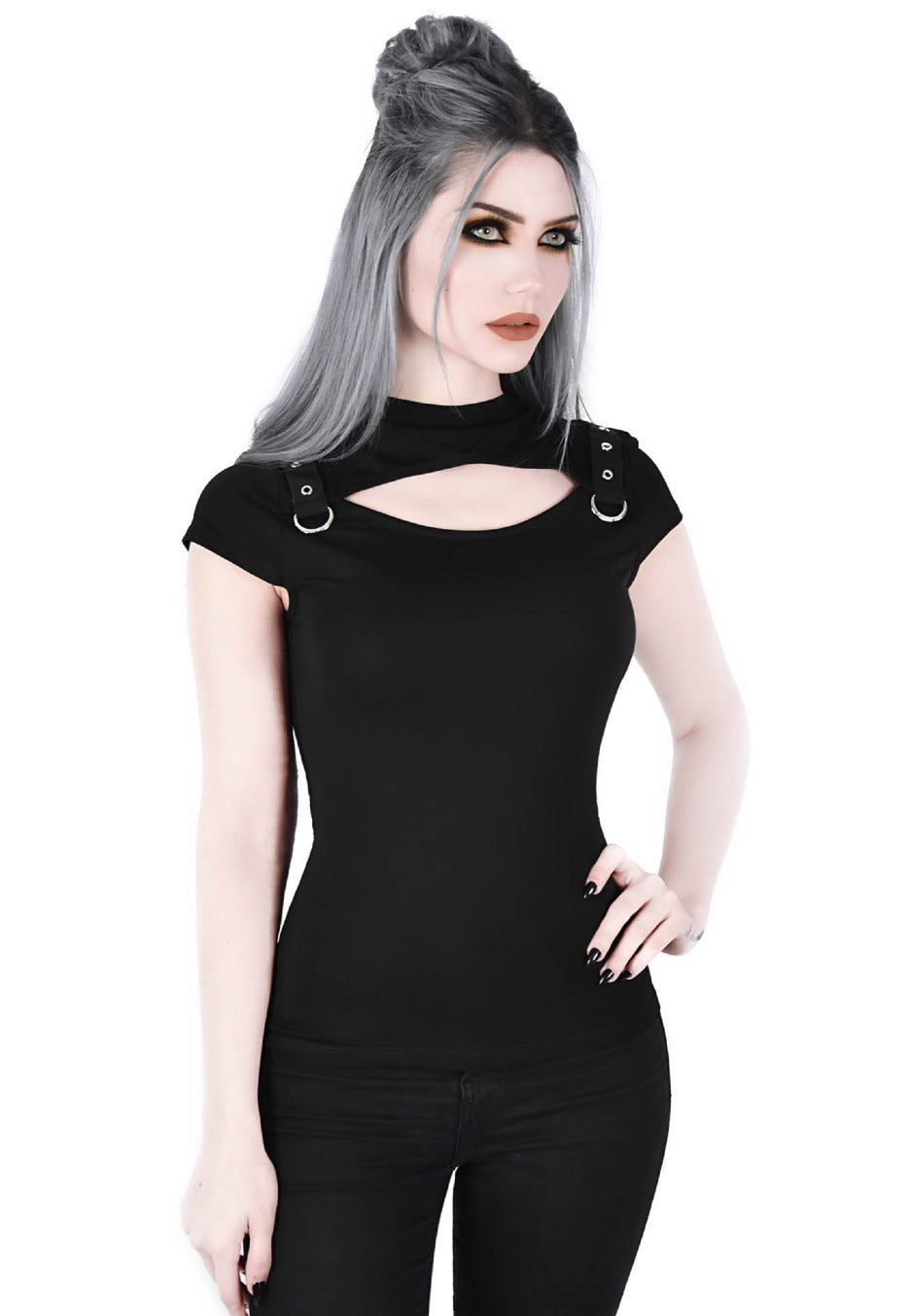 Killstar - Xara Keyhole Black - Top